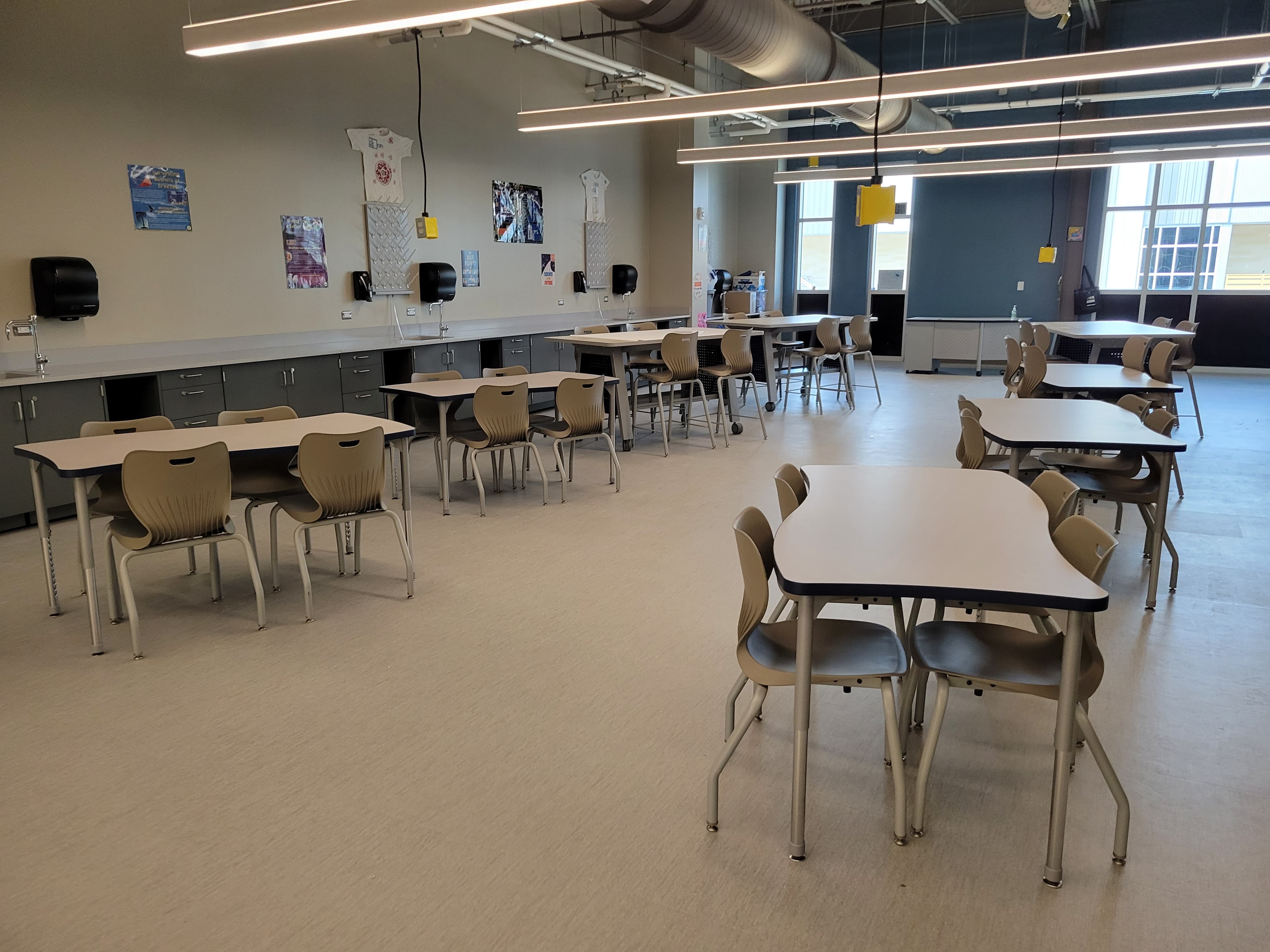 Classroom furniture installation by Modular Installation Services