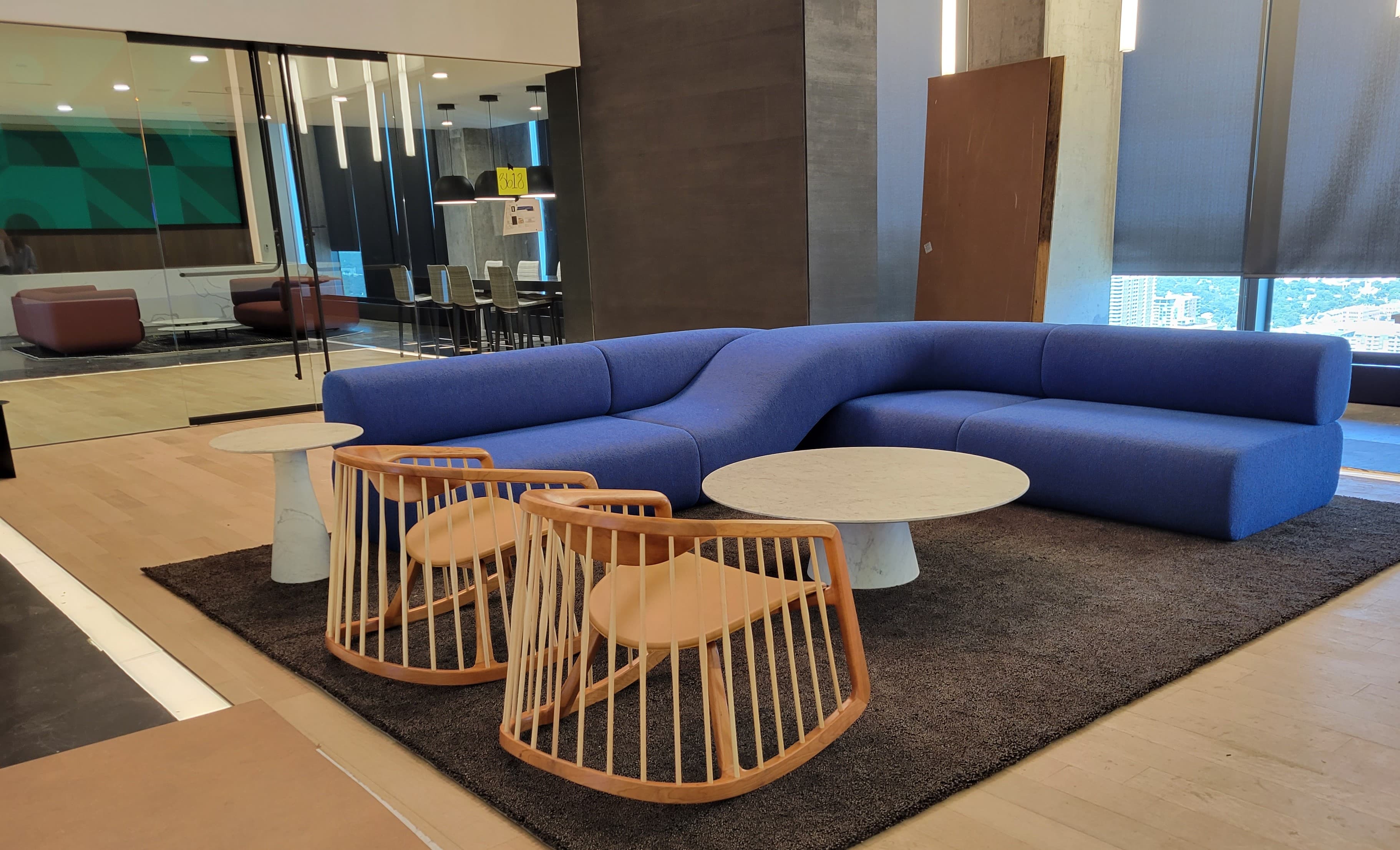 Commercial furniture installation completed by Modular Installation Services